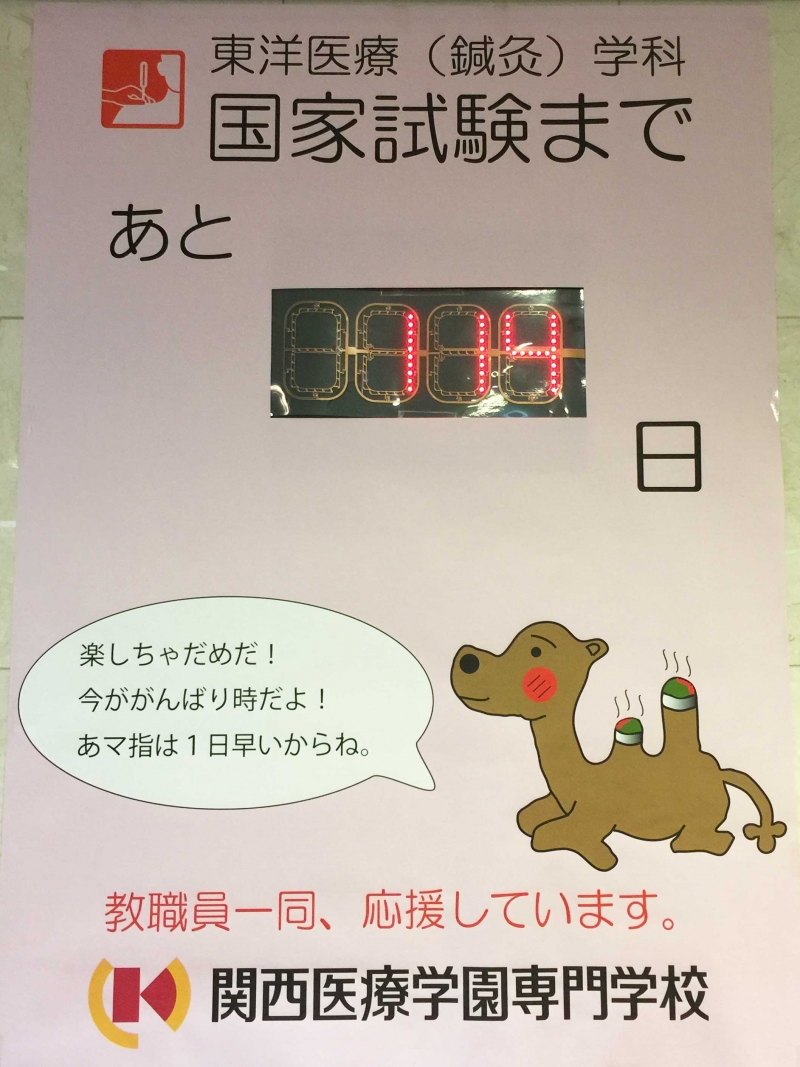 ついにカウントダウン開始!国試合格を共に!